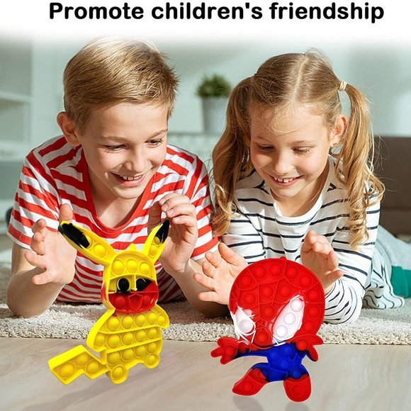 New Pokemon and Spiderman Pop It Fidget Sensory Toys​ - Picture 4 of 8